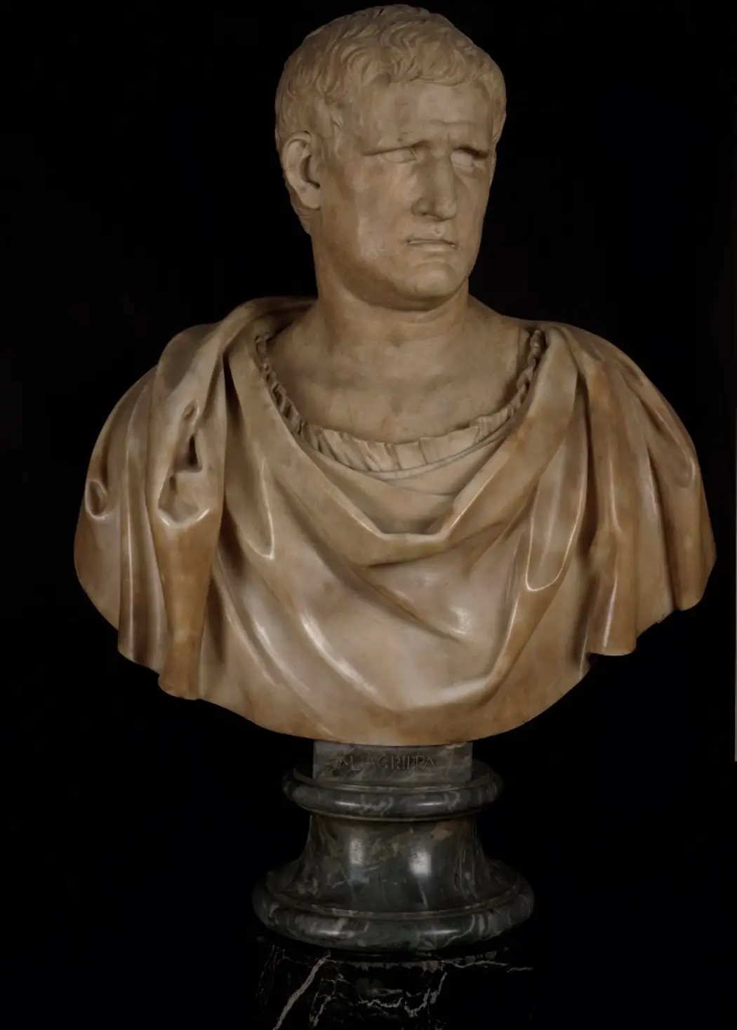 Portrait of Agrippa at the Uffizi Gallery