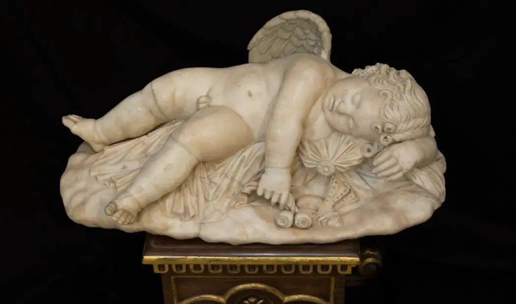 Sleeping Eros at the Uffizi Gallery