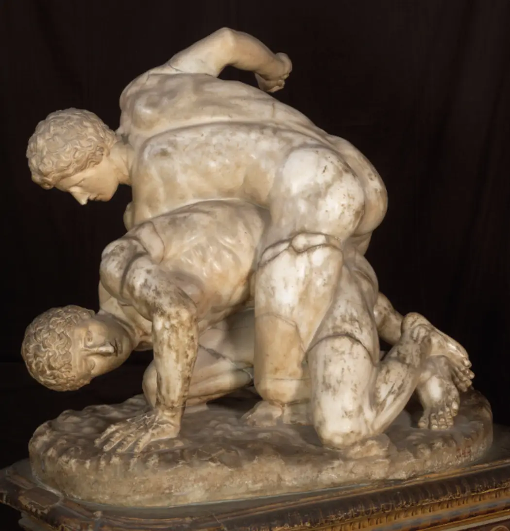 Wrestlers at the Uffizi Gallery
